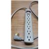 Image 2 : 2- 6 plug power bars. Gey, off white.