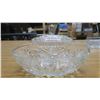 Image 6 : 3 pc crystal glass set.