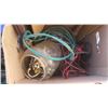 Image 1 : box of misc,tools , hangers ,cords