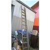 Image 1 : 30 ft , wood 3 stage ladder