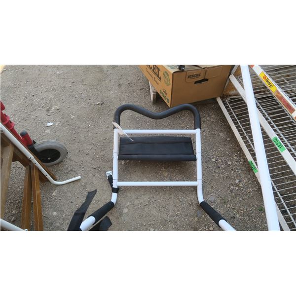 "drive" under bed hand rail.