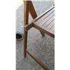 Image 4 : antique wood folding beach chair.