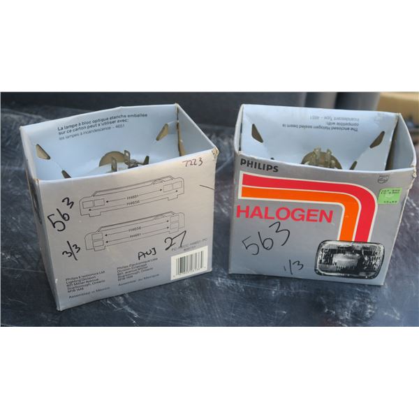 2 truck headlights halogen #4651