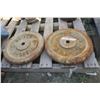 Image 1 : 2x 50lbs Iron Weight Plates 1"