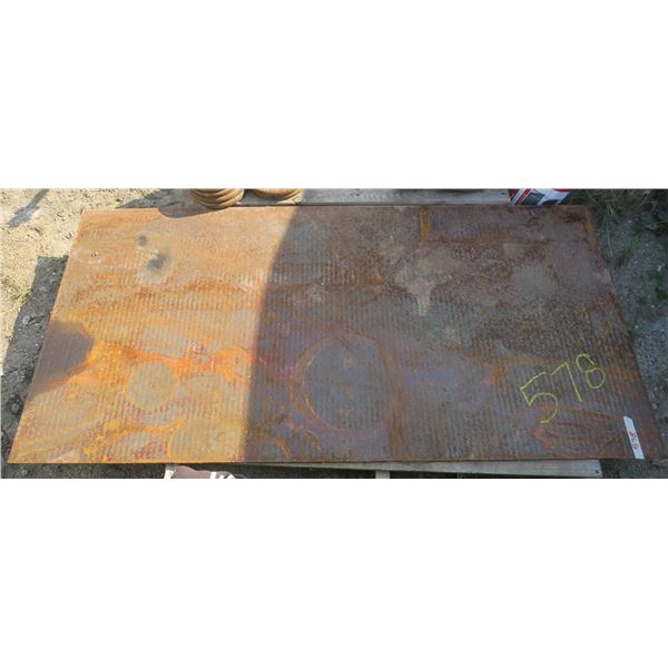 Sheet of 1/4" Steel - 36 1/2 x 74 in.