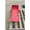 Image 2 : Wooden Kids Sled - Red