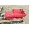 Image 3 : Wooden Kids Sled - Red