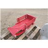 Image 4 : Wooden Kids Sled - Red