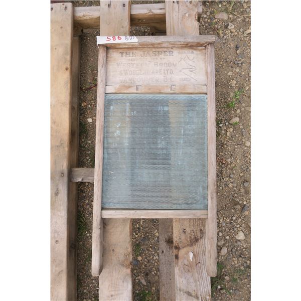Western Broom Glass Washboard