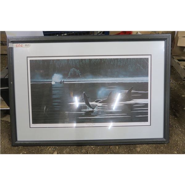 Ducks Unlimited Print - Bouncing Baby by Glenn Olson 43x30"