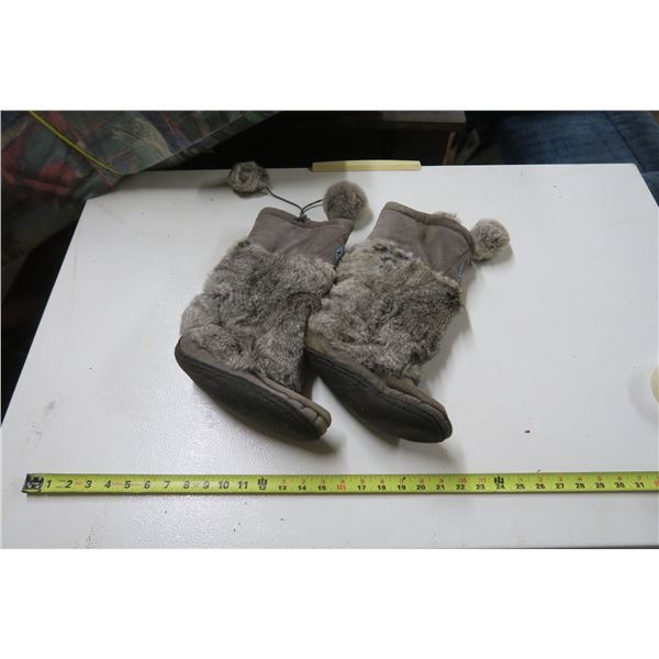 Children's Pair of Boots w/ Beadwork