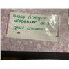 Image 1 : Glass Vinegar dispenser and glass creamer