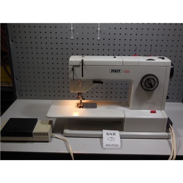 Vintage Pfaff sewing machine (powers on but won’t turn)