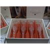 Image 2 : 3 sets of Crystal champagne flutes