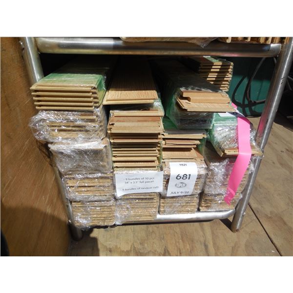 Lot of used laminate flooring