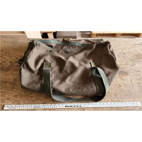 Large Army Canvas Duffle Bag