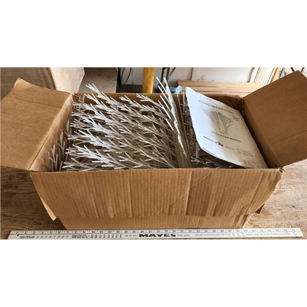 Lot of Bird Spikes/Bird repellent and Manual