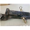Image 6 : Assorted Hardware, 2 5/16" Ball Hitch, Wooden drawer, Metal Gasoline spout for gas can