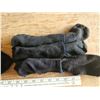 Image 2 : 8 pairs of black Mens crew socks, blue trim