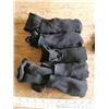 Image 2 : 6 pairs of black Mens crew socks, blue trim