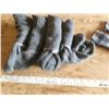 Image 2 : 5 pairs of gray Mens Winter wooly socks, white trim