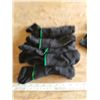 Image 2 : 6 pairs of black Mens crew socks, green trim