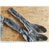 Image 3 : 5 pairs of gray Mens Winter wooly socks, white trim