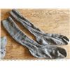 Image 2 : 3 pairs of gray Mens Winter wooly socks, navy trim