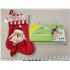 Image 1 : Dog Christmas stocking, plus cat litter liners