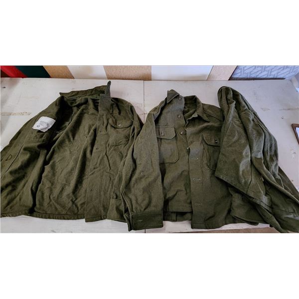 Set of 3, Wool Army Jackets, mens sz M/L