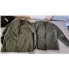 Image 1 : Set of 2, Army Liner coats, mens sz M/L