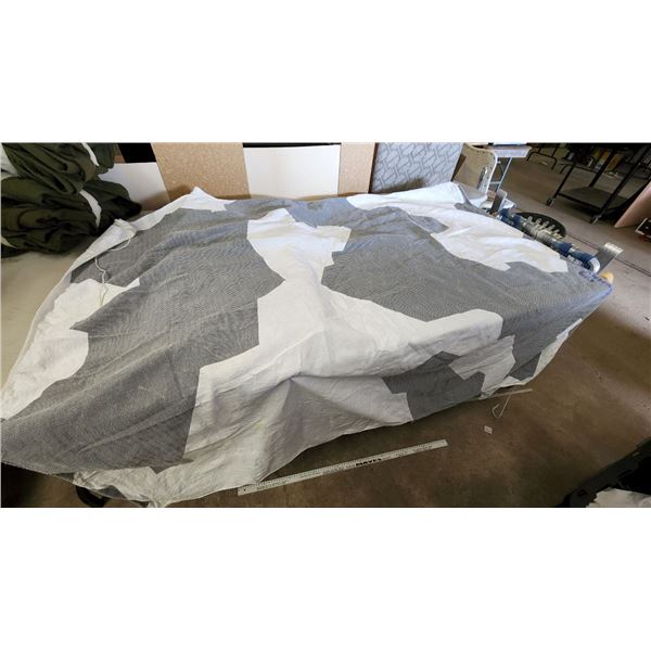 Set of 3, Army Arctic Camouflage Screens/Tarps