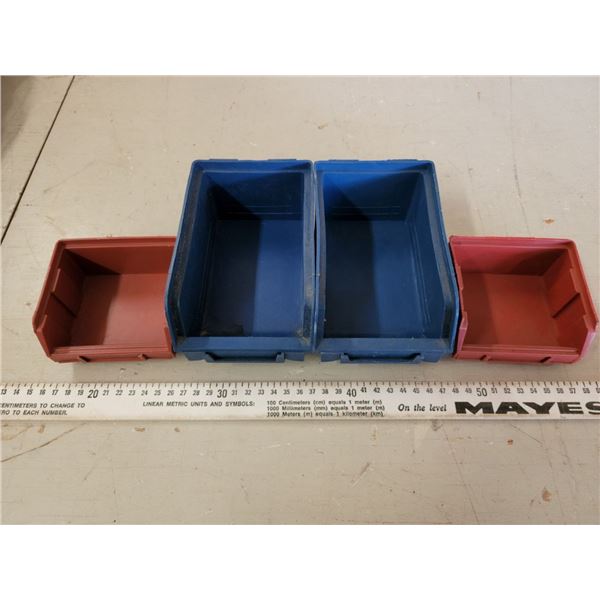 Bag of Plastic Hardware Drawers, 2 sizes