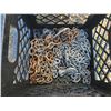 Image 3 : various lengths of chain in milk crate