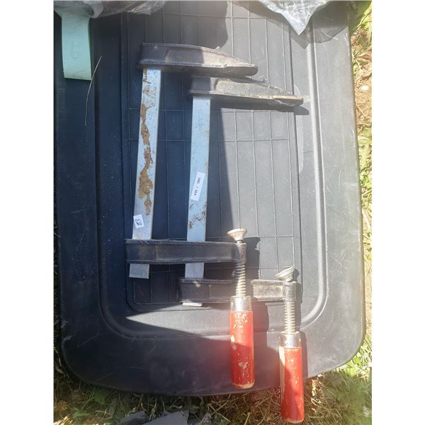 2 10.5" bar clamps