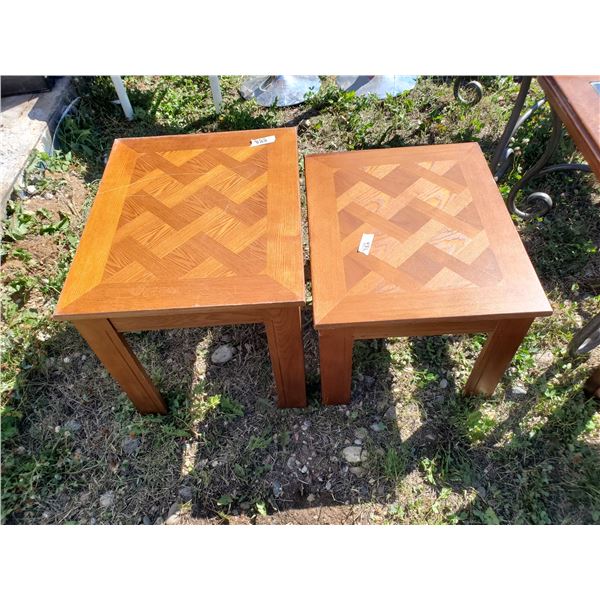 2 end tables