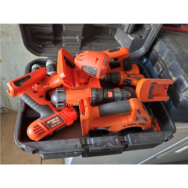 Black & Decker tool lot (not tested)