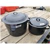 Image 1 : 2 canning pots w/ racks