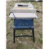 Image 4 : Ryobi table saw + stand (missing mitre guide, push stick, part of guard)