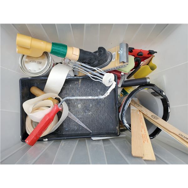 painting supplies lot