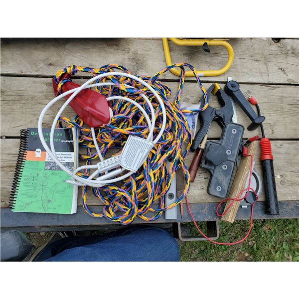 boat tow rope + other misc (see photos)