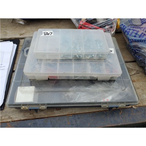 misc hardware, screws, clips