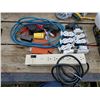 Image 1 : misc electrical bag - outlets, power bar, extension cords