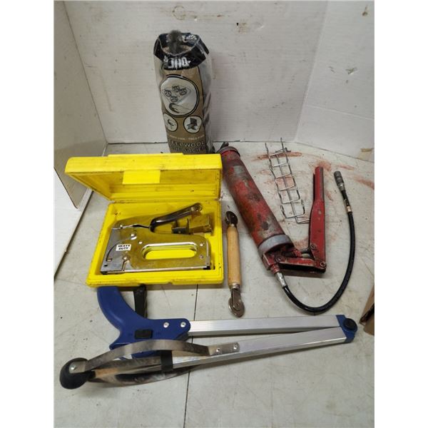 Box of Assorted Tools and Hardware