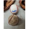 Image 5 : Lot of Baseball Gloves, Baseballs and Helmet