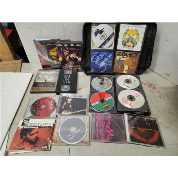 Lot of Assorted DVD's and Music CD's