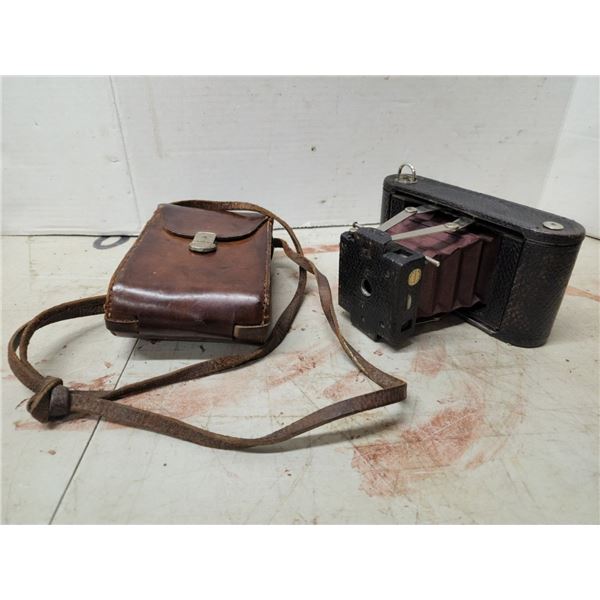 Antique Camera with carrying case, plus backstory