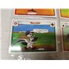 Image 4 : Vintage "Looney Tunes" Baseball cards, Football keychains and Little Mermaid card