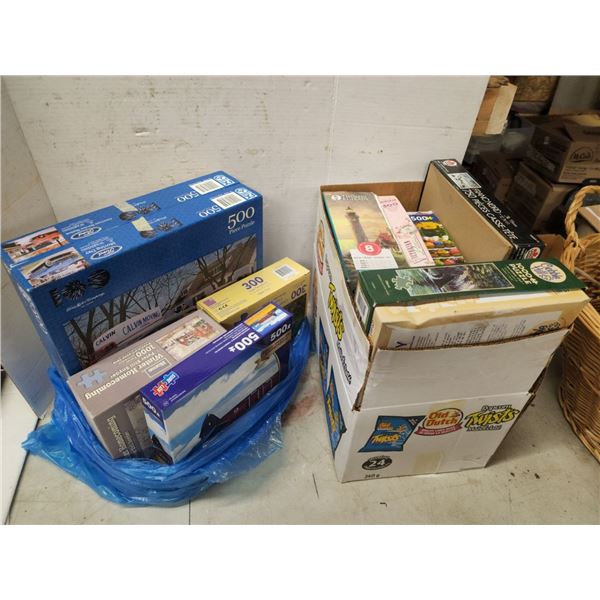 Lot of Assorted Puzzles