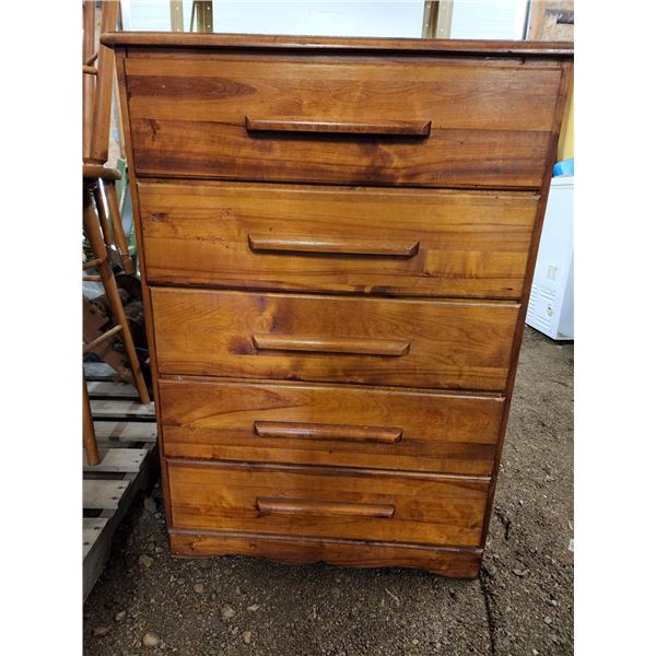 Wooden Tall Dresser H3ft 6" W- 2ft 5 1/2" D- 1ft 6"